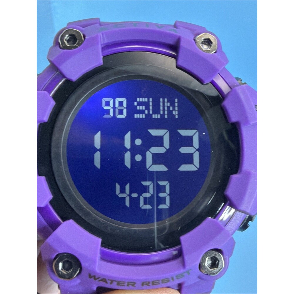 ACW1968-012 - Activa Kadron X Invicta Digital Men's Watch -53mm, Purple